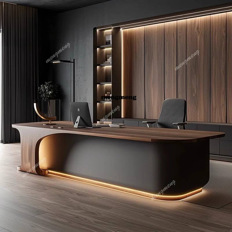 Office Furniture Rental - 格安デザイナーズエグゼクティブオフィスデスク、大型モダンスタディコンピューターデスク、引き出し付き調節可能な事務机、タブレットワークステーションテーブル