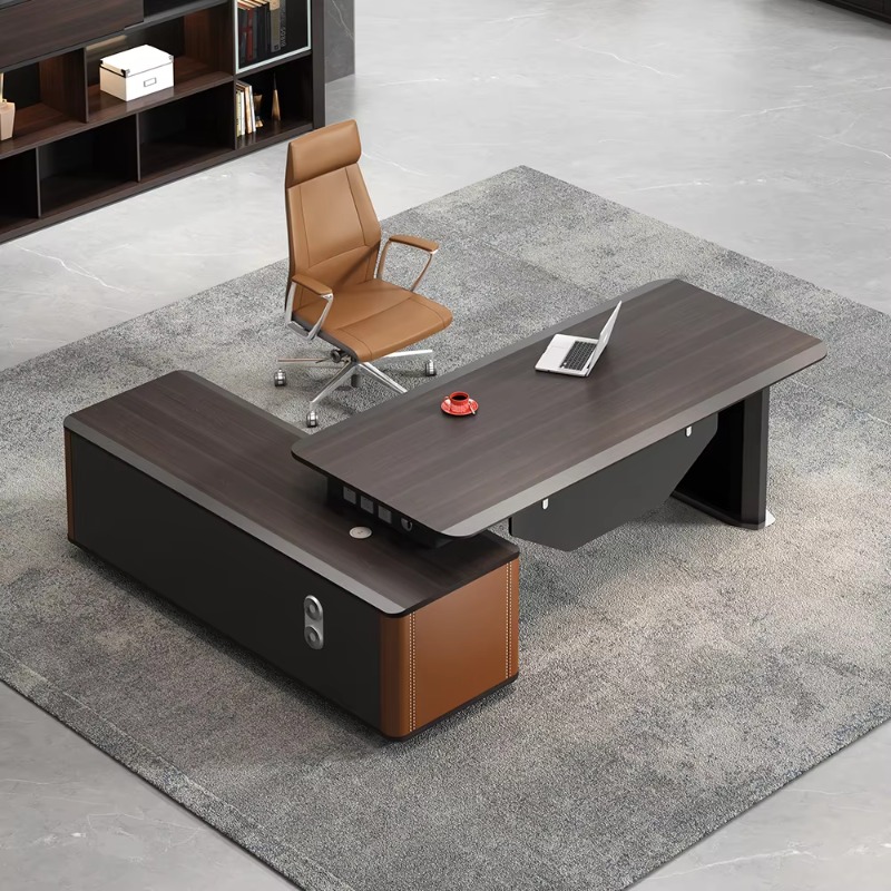 中国メーカー製大型デザイン現代風L字型エグゼクティブデスク - Office Furniture Manufacturers のレビューと価格