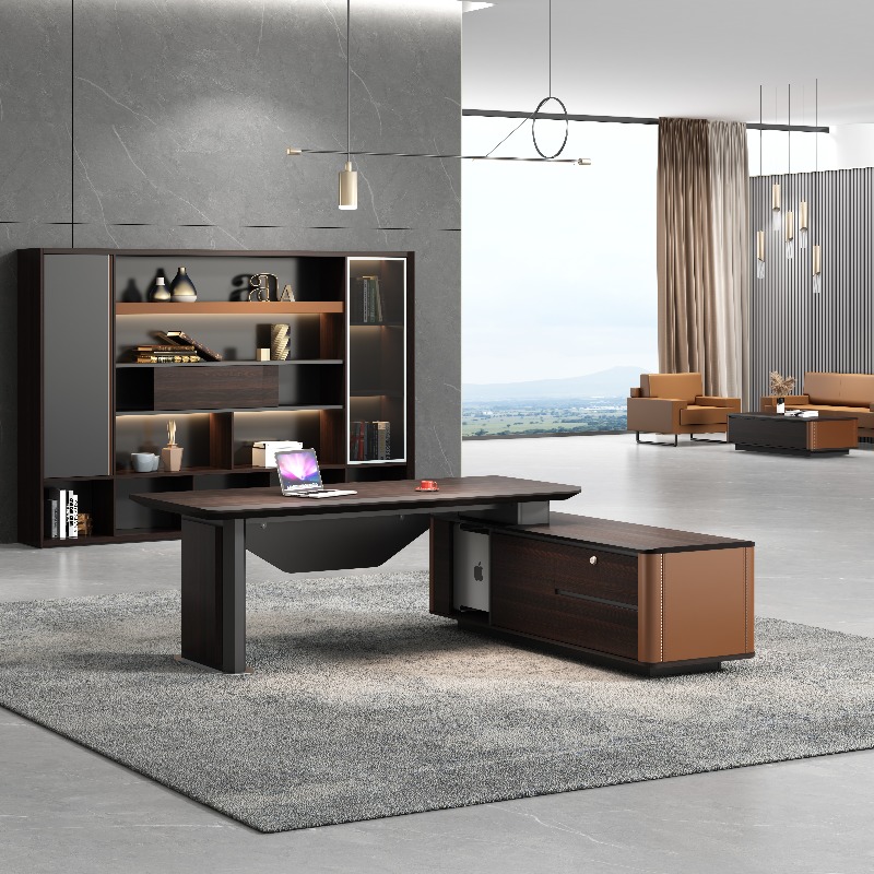 中国メーカー製大型デザイン現代風L字型エグゼクティブデスク - Office Furniture Manufacturers のレビューと価格