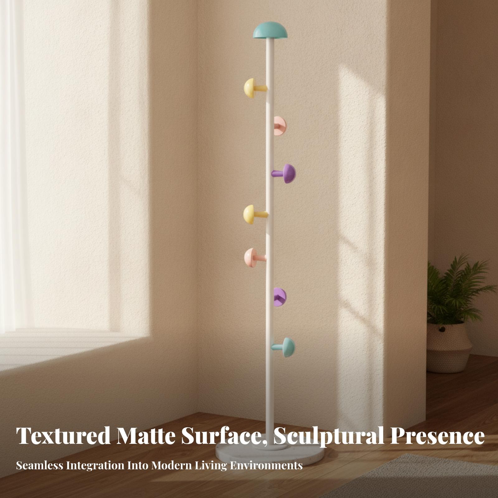自立式コートラック、石製ベース付きフック付きホールツリー、玄 - Coat Rack Standing のレビューと価格