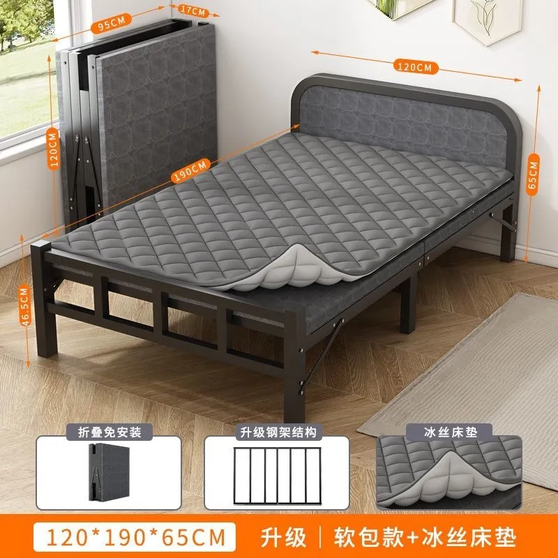 大人用折りたたみベッド シングル アイアンフレーム シンプル - Office Furniture Rental のレビューと価格