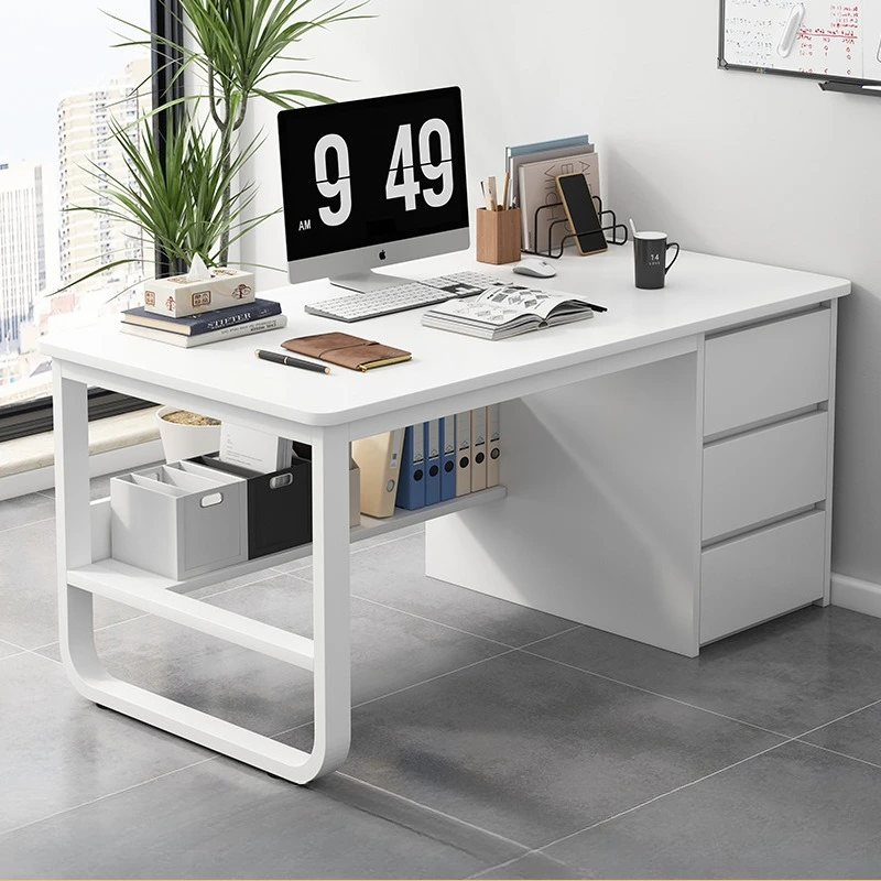 多機能コンピューターデスク、ポンプ式オフィスステーション付き - Office Furniture Rental のレビューと価格