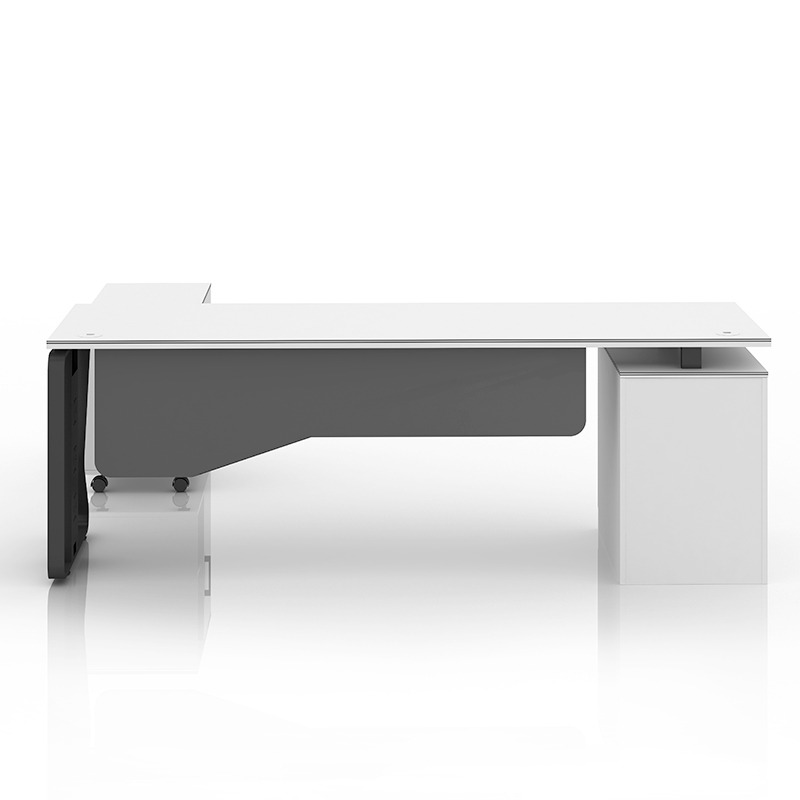 メーカー直販 モダンなエグゼクティブオフィスデスク 無垢材エ - Office Furniture Manufacturers のレビューと価格