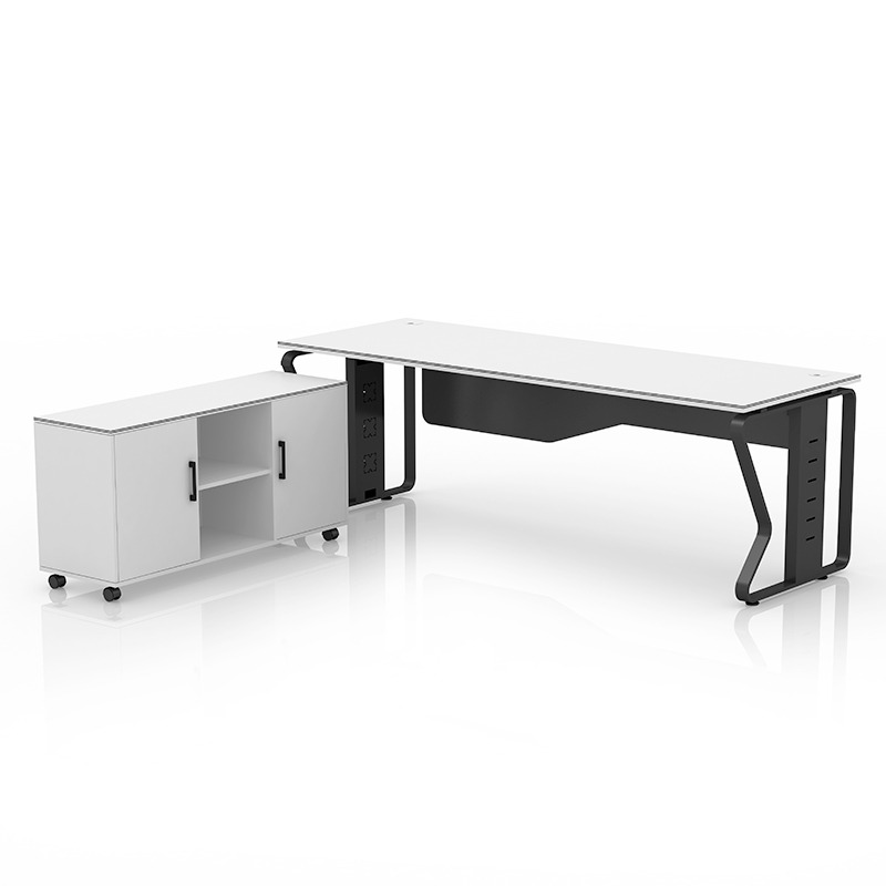 メーカー直販 モダンなエグゼクティブオフィスデスク 無垢材エ - Office Furniture Manufacturers のレビューと価格