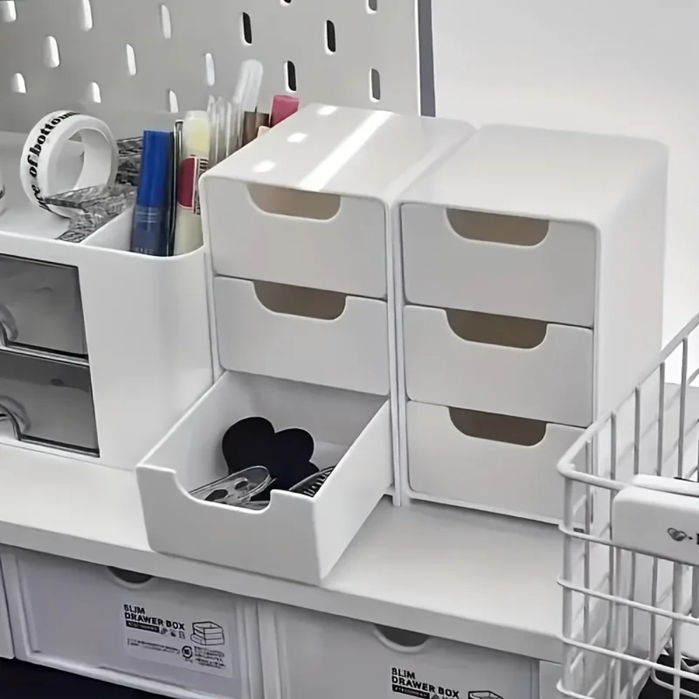 引き出し付きシックな3段デスクオーガナイザー - オフィス用 - Office Furniture Desk のレビューと価格