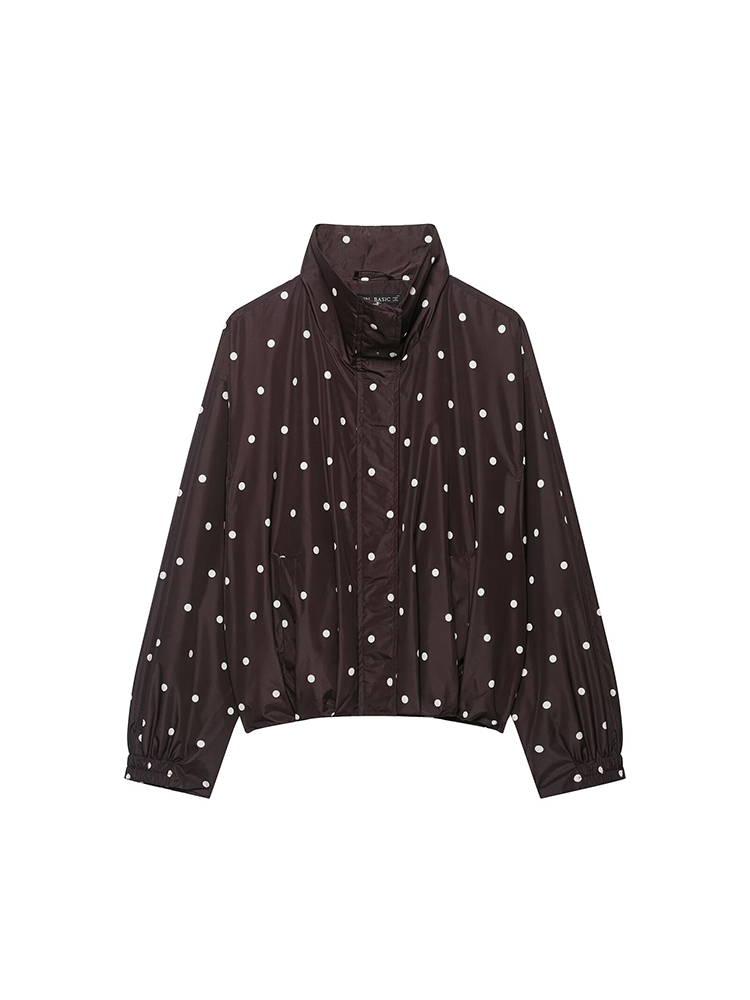 TFMLN ヴィンテージポルカドットクロップジャケット レデ - Coat Rack Standing のレビューと価格
