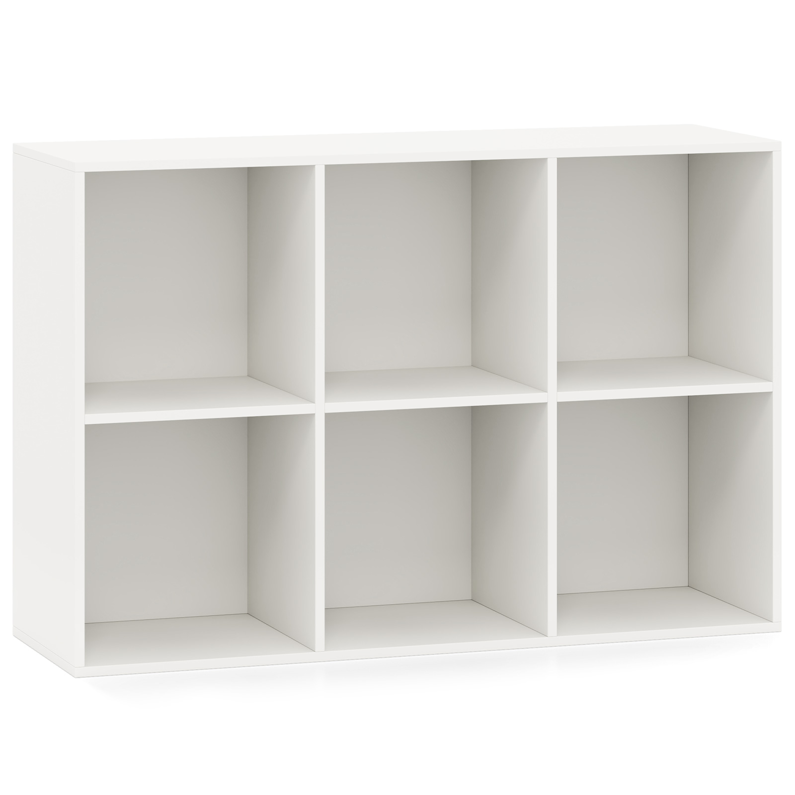 6キューブ本棚 モダン3段収納オーガナイザー 横置き・縦置き - Bookshelf 5 Tier のレビューと価格
