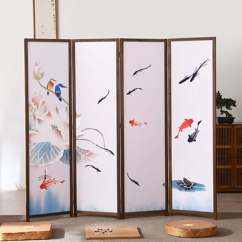 スクリーン桐家具オイルキャンバス絵画モダンホームホテルオフィ - Office Furniture Manufacturers のレビューと価格
