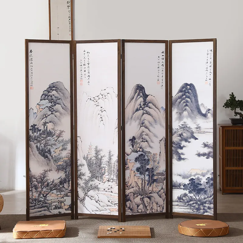 スクリーン桐家具オイルキャンバス絵画モダンホームホテルオフィ - Office Furniture Manufacturers のレビューと価格